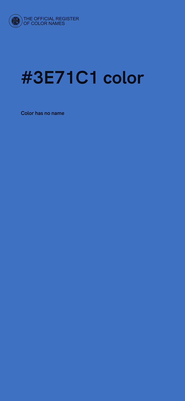 #3E71C1 color image