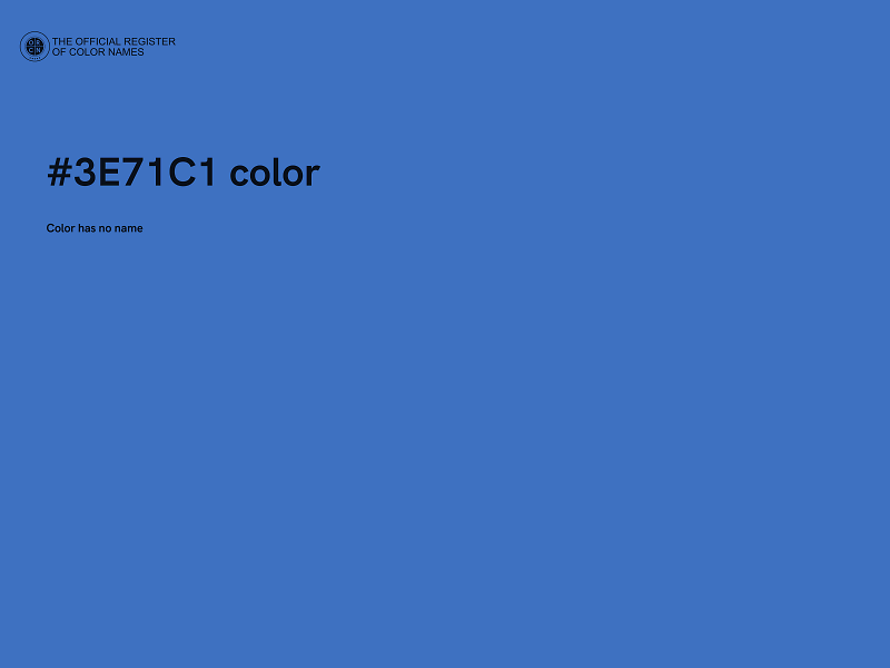 #3E71C1 color image