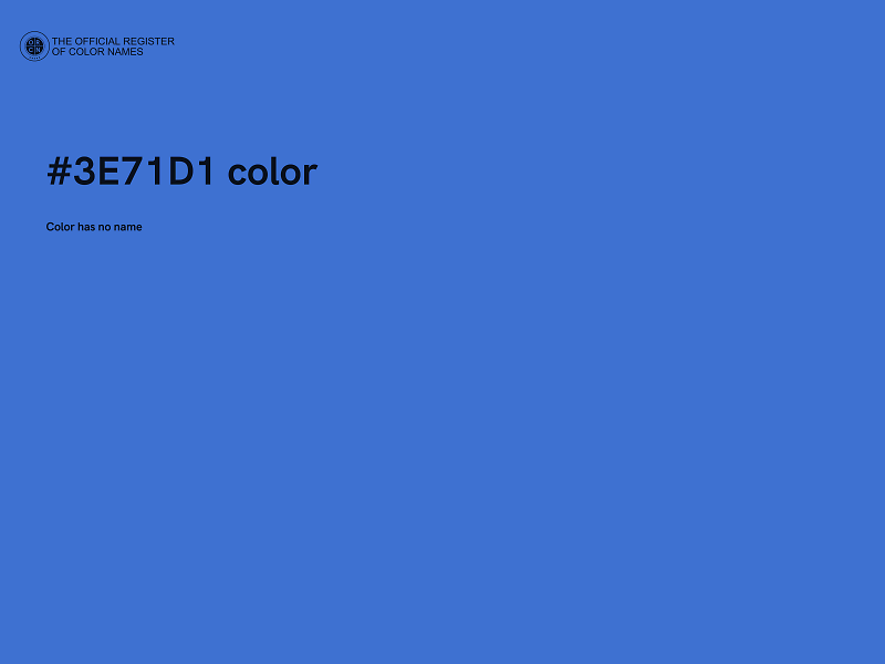 #3E71D1 color image
