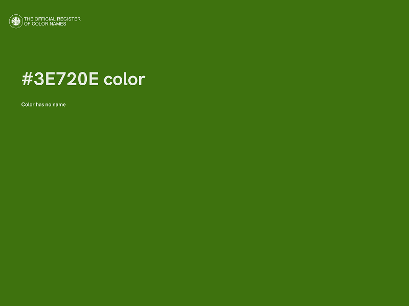 #3E720E color image