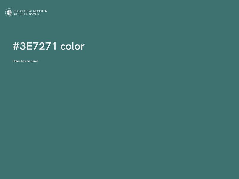 #3E7271 color image