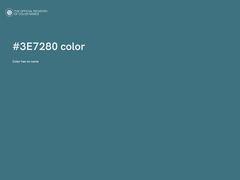 #3E7280 color image