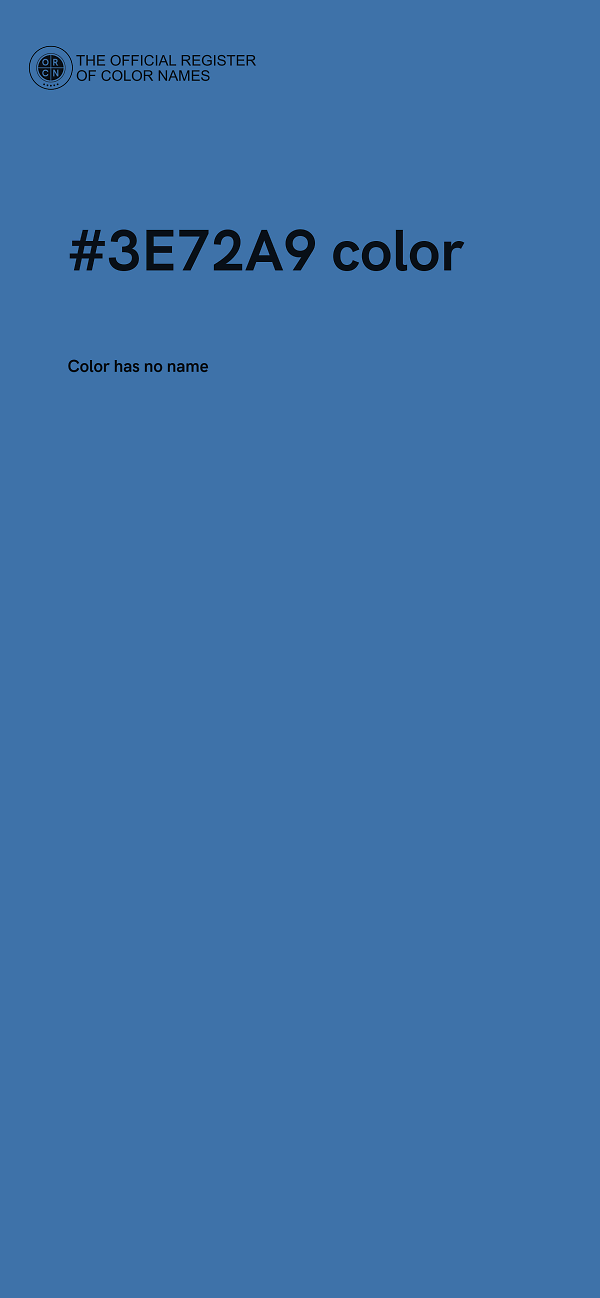 #3E72A9 color image