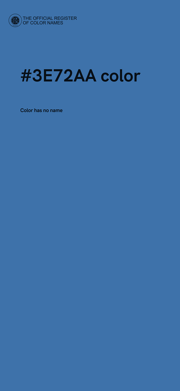 #3E72AA color image