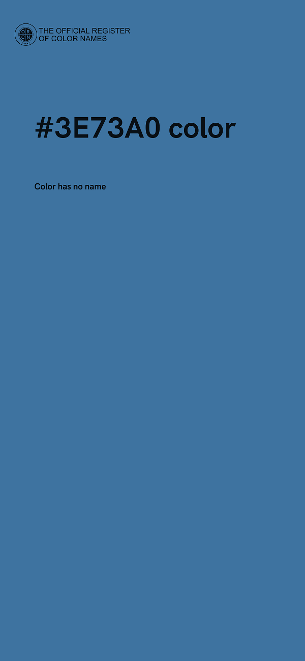 #3E73A0 color image