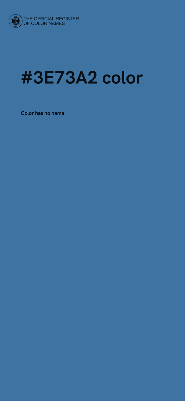 #3E73A2 color image