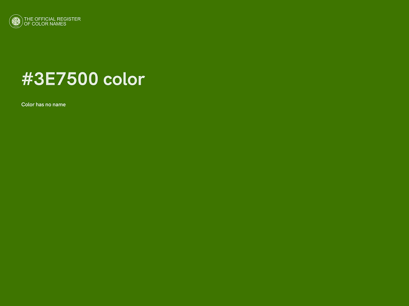 #3E7500 color image