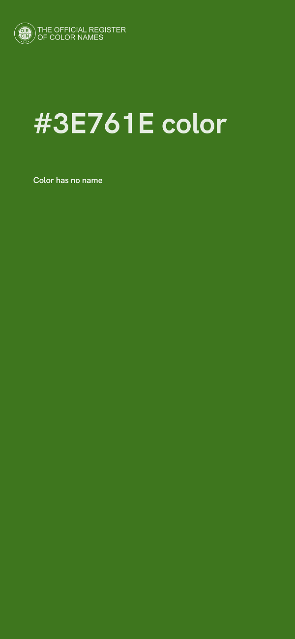 #3E761E color image