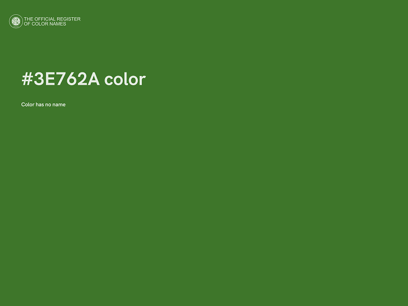 #3E762A color image