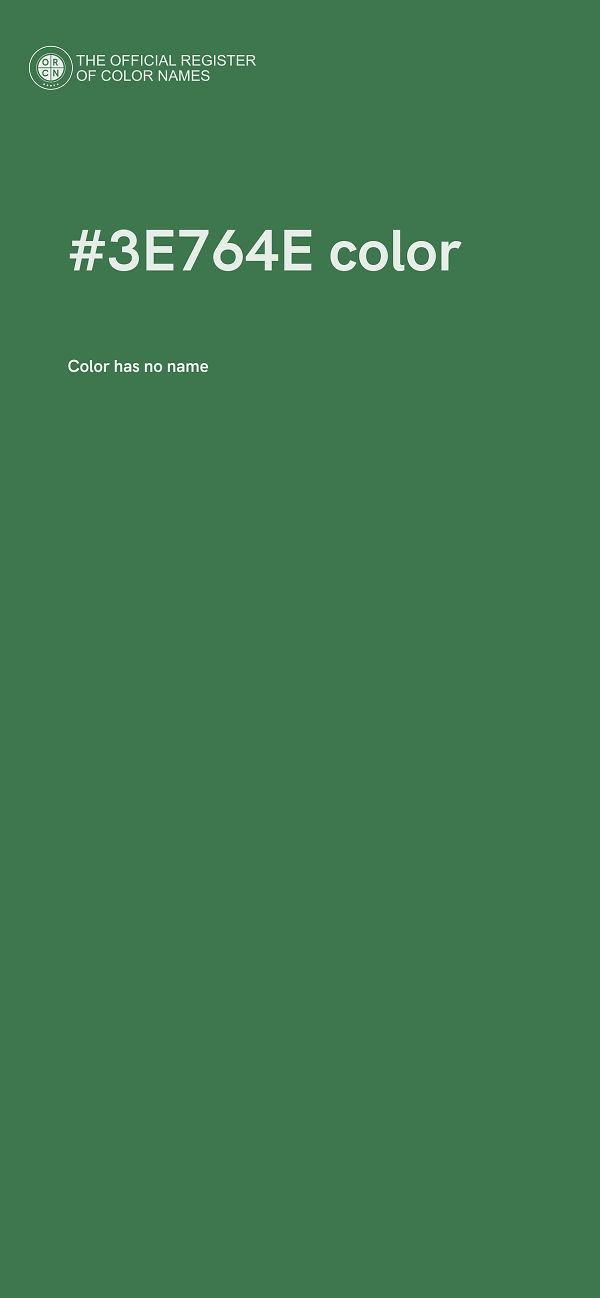 #3E764E color image