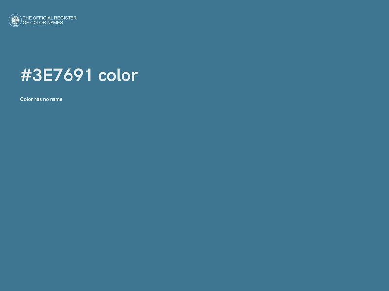 #3E7691 color image