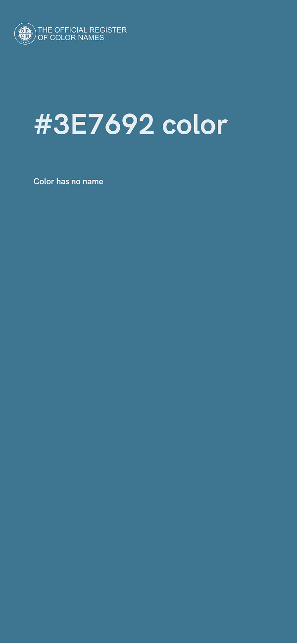#3E7692 color image