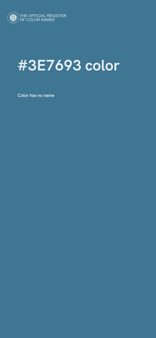 #3E7693 color image