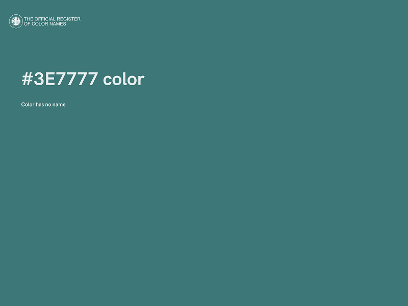 #3E7777 color image