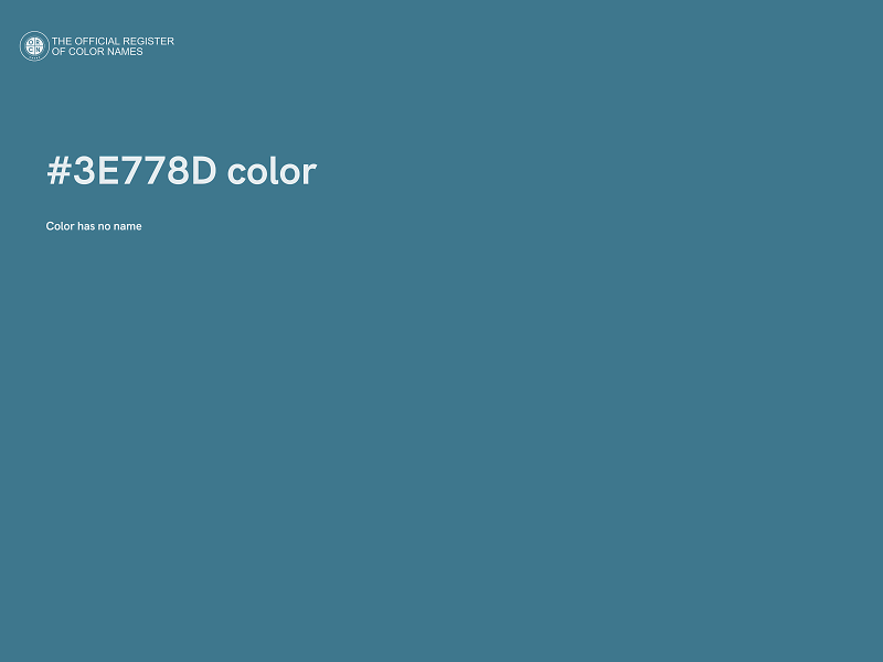 #3E778D color image