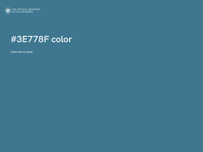 #3E778F color image