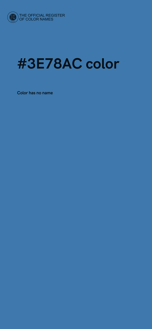 #3E78AC color image