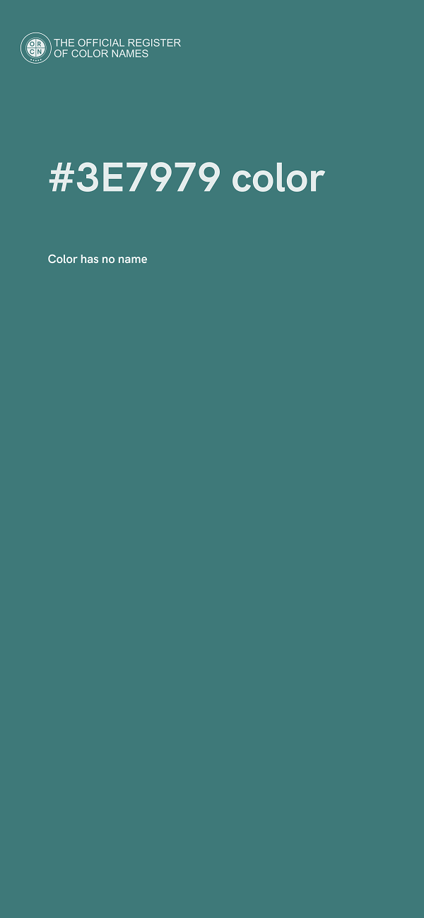 #3E7979 color image