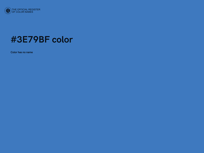 #3E79BF color image