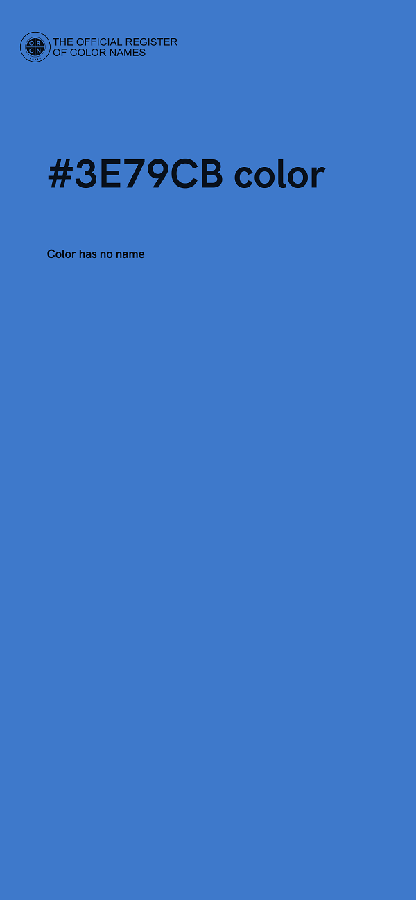 #3E79CB color image