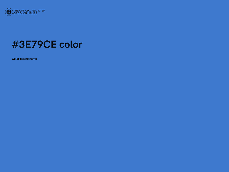 #3E79CE color image