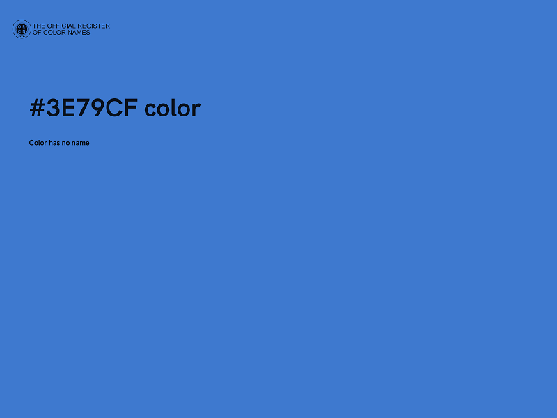 #3E79CF color image