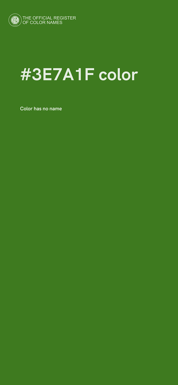 #3E7A1F color image