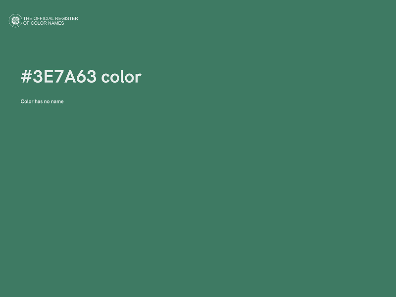 #3E7A63 color image