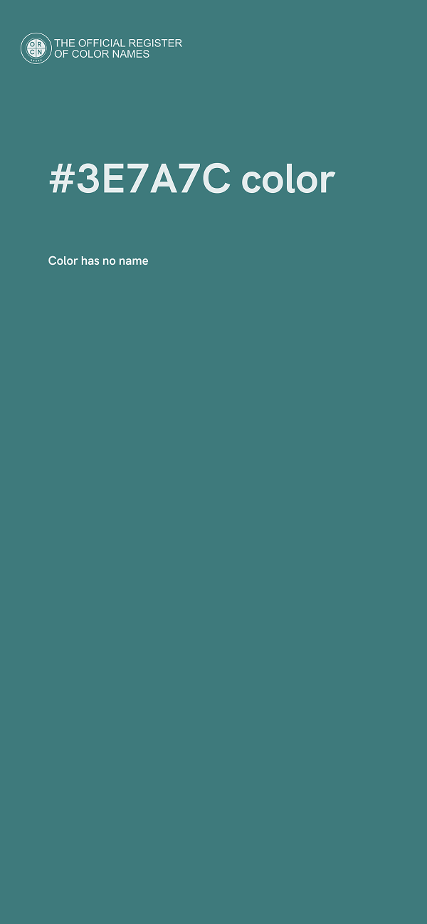 #3E7A7C color image