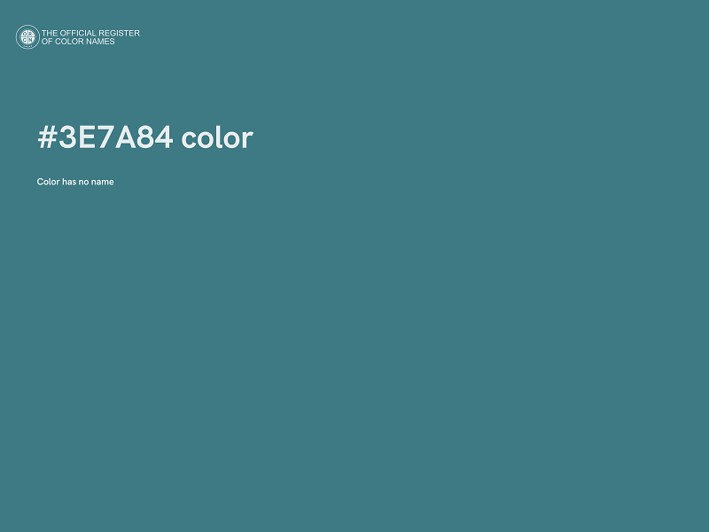 #3E7A84 color image