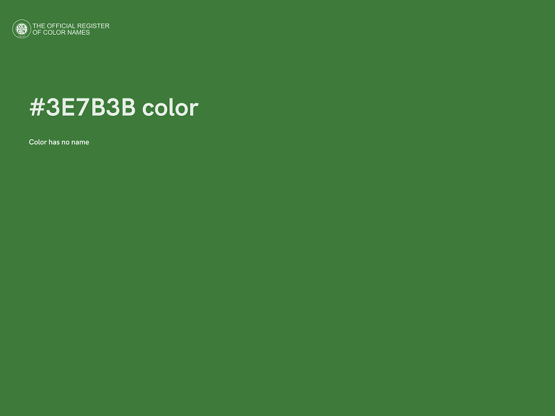 #3E7B3B color image