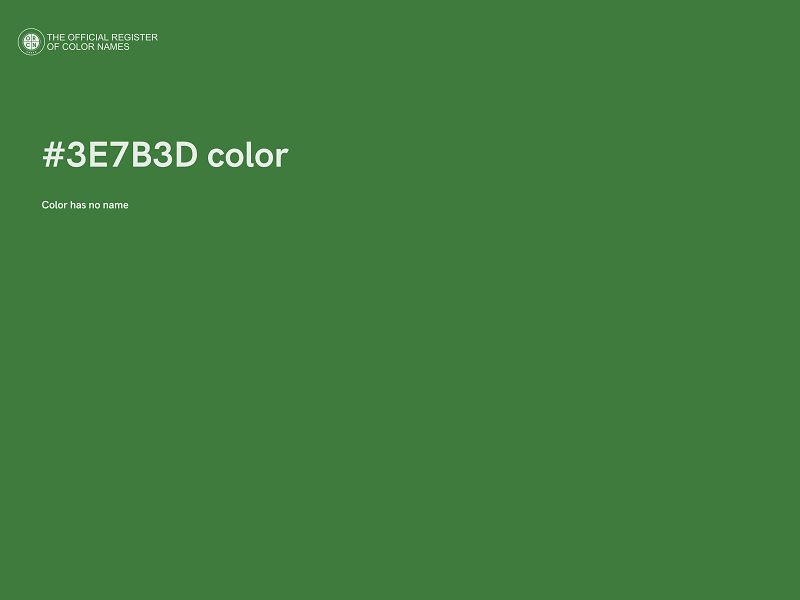 #3E7B3D color image