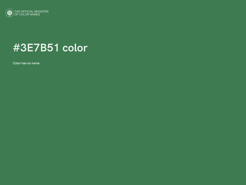 #3E7B51 color image