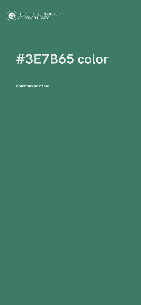 #3E7B65 color image