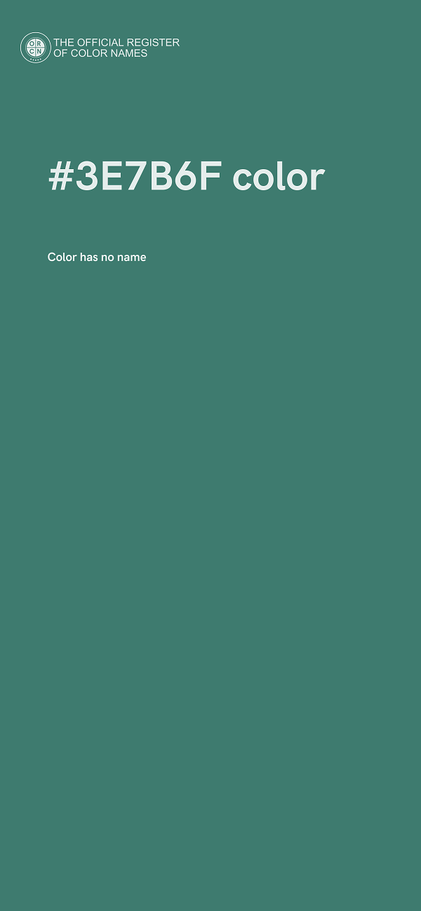 #3E7B6F color image
