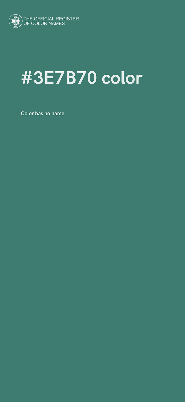 #3E7B70 color image