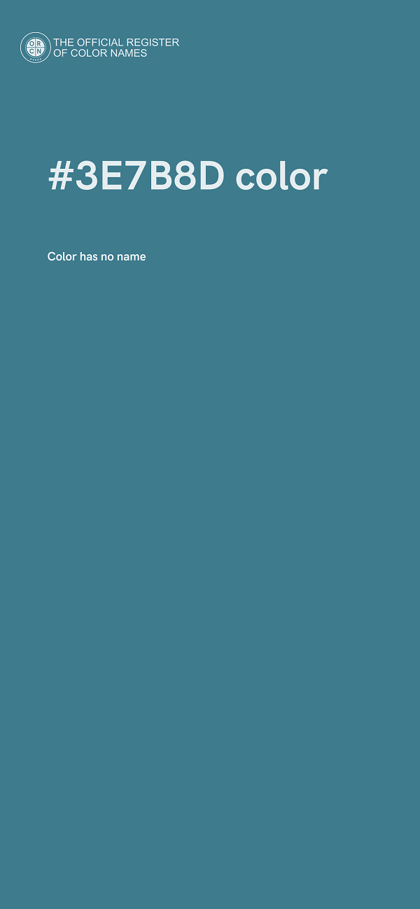 #3E7B8D color image