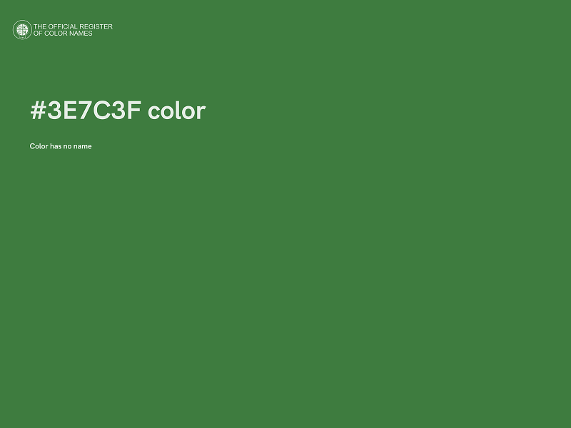 #3E7C3F color image