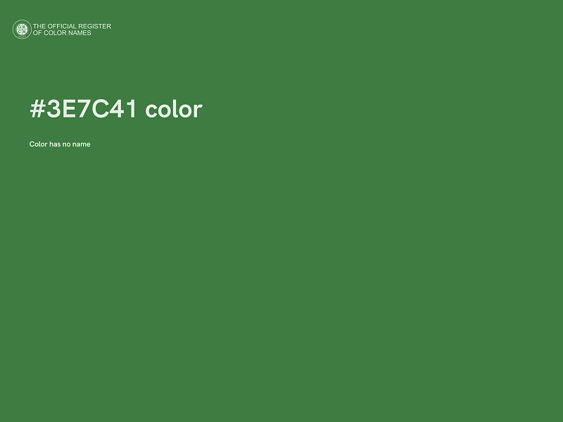 #3E7C41 color image