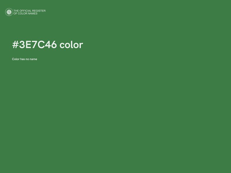 #3E7C46 color image