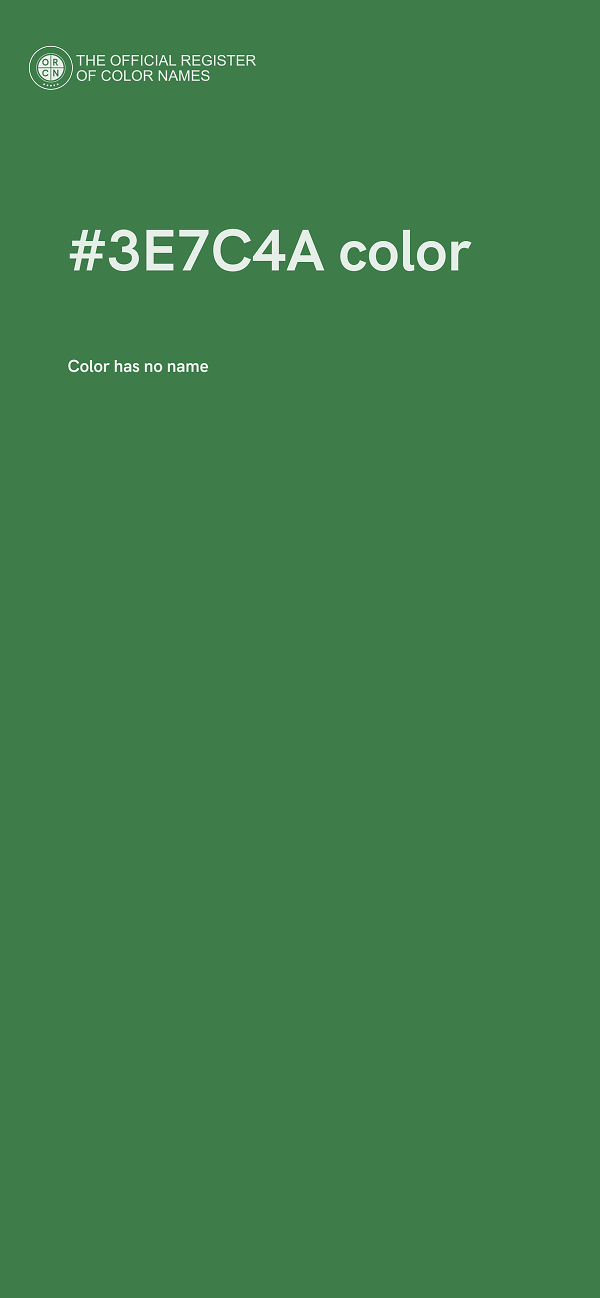 #3E7C4A color image