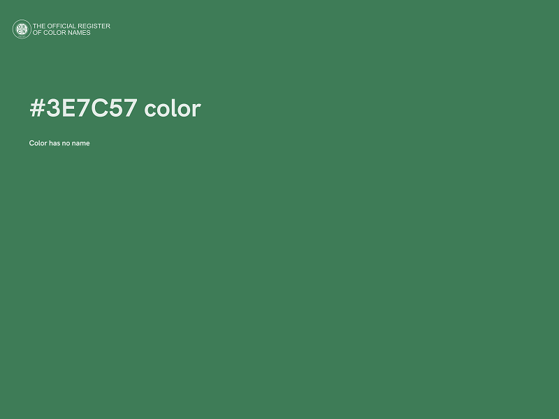 #3E7C57 color image