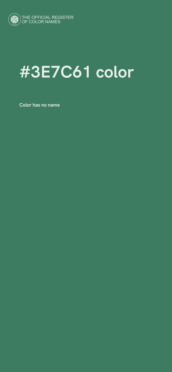 #3E7C61 color image