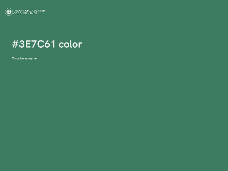 #3E7C61 color image