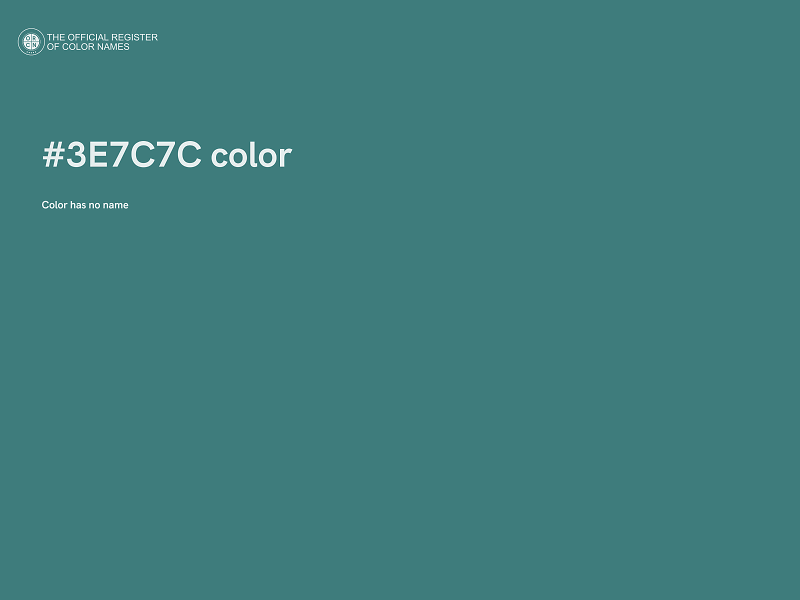 #3E7C7C color image