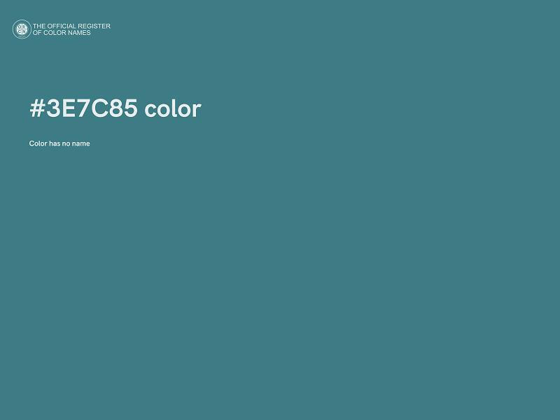 #3E7C85 color image