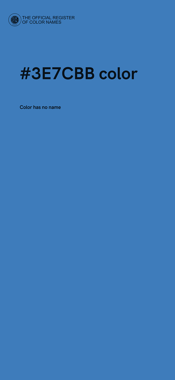 #3E7CBB color image