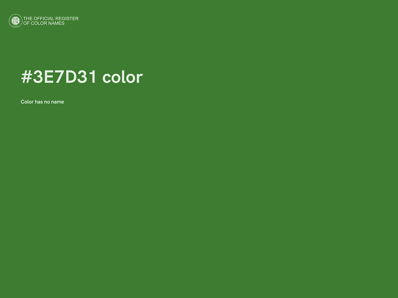 #3E7D31 color image