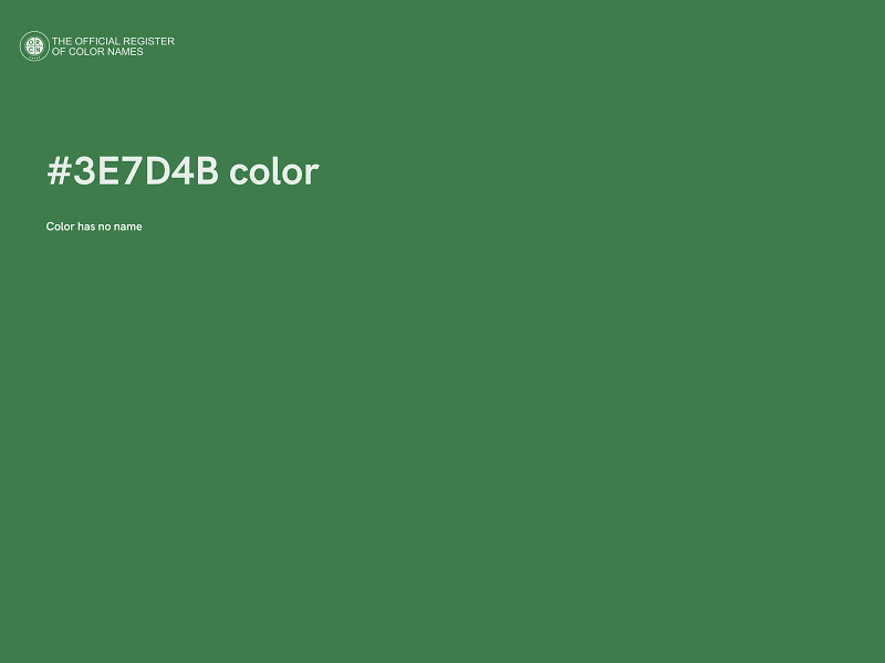 #3E7D4B color image