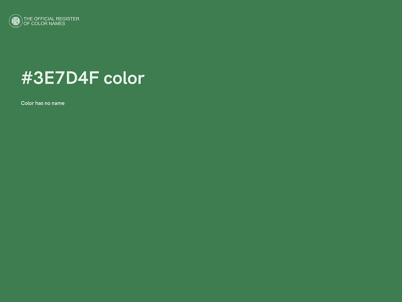 #3E7D4F color image